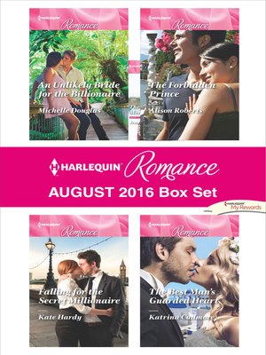 cover image of Harlequin Romance August 2016 Box Set